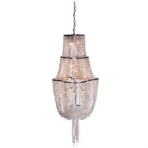 Ashanti Crystal Veil Tiered Chandelier - Large